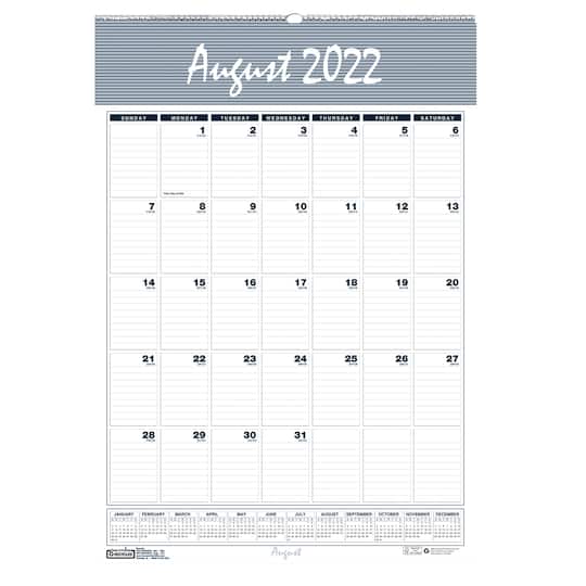 House of Doolittle™ Bar Harbor Academic Wall Calendar, 31.25" x 22"
